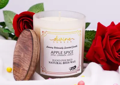 Divine Senses Beeswax Scented Candle