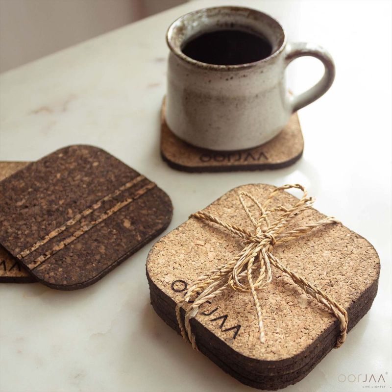 Cork coasters