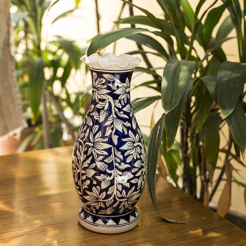 Flower Vase decorative with hand painted pattern 