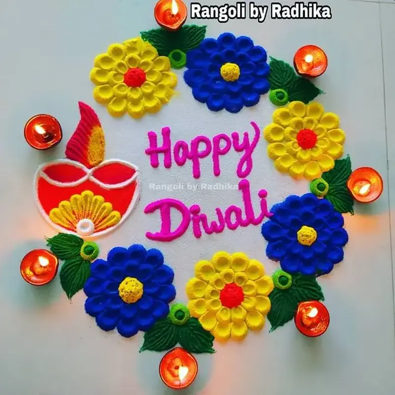 Amazing Rangoli Designs for Diwali Decoration 