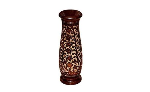 AS Handicrafts Wooden Flower Vase