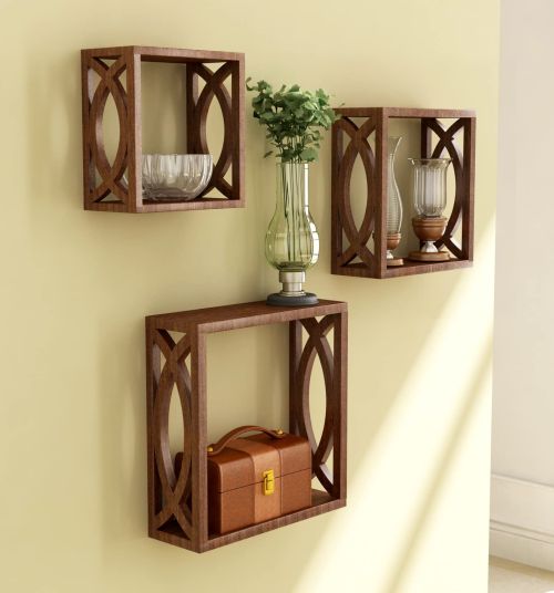 Home Sparkle Wooden Wall Shelves