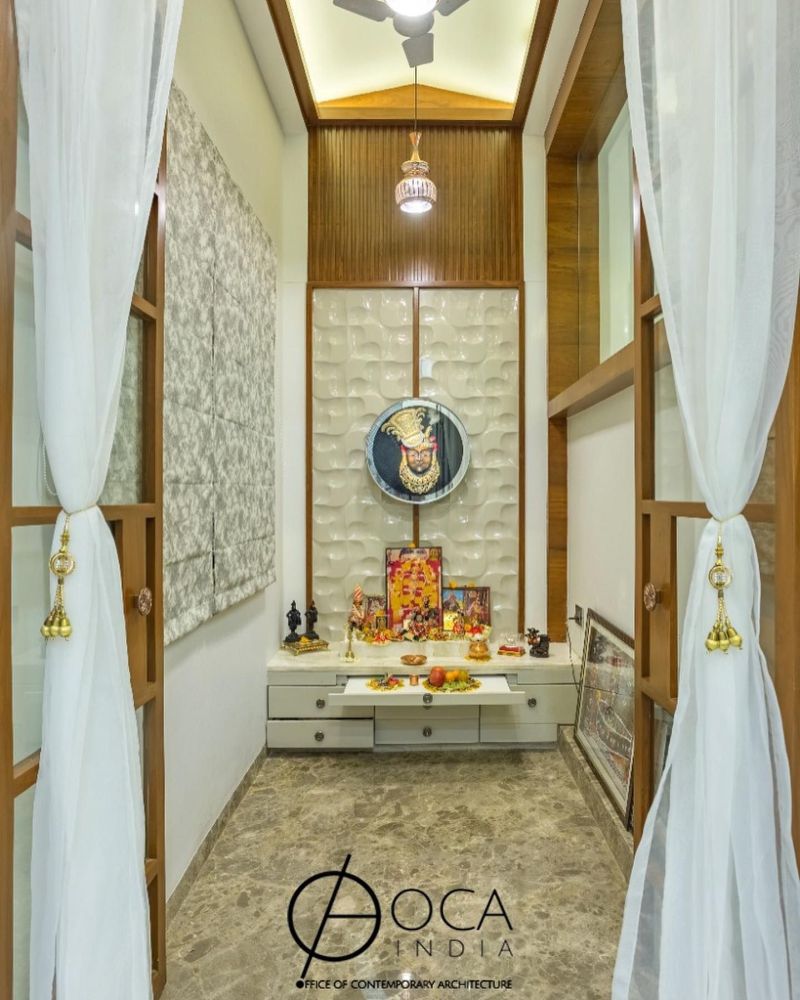 Home Temple Room by OCA India