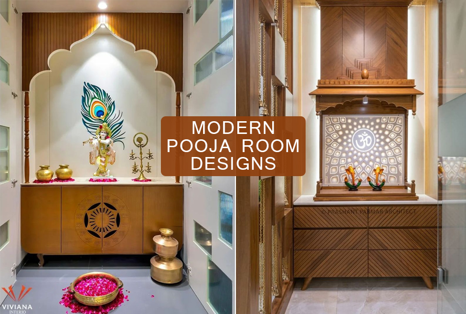 Modern Pooja Room Designs by Top Indian Designers