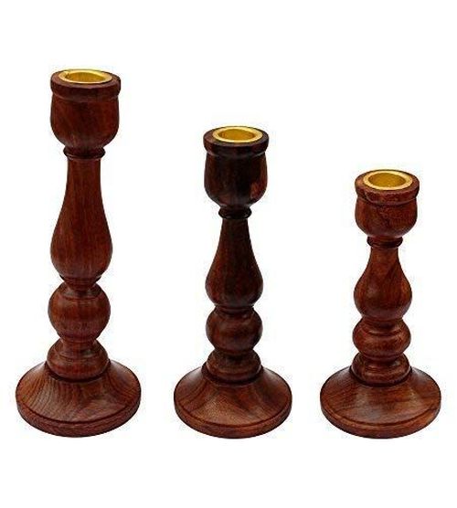 Wooden candle holder amazon