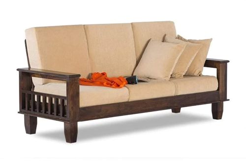 Vivek Wood 3-Seater Sofa best maker