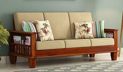 Wooden 3 Seater Sofa by Mamta Furniture best reviewed