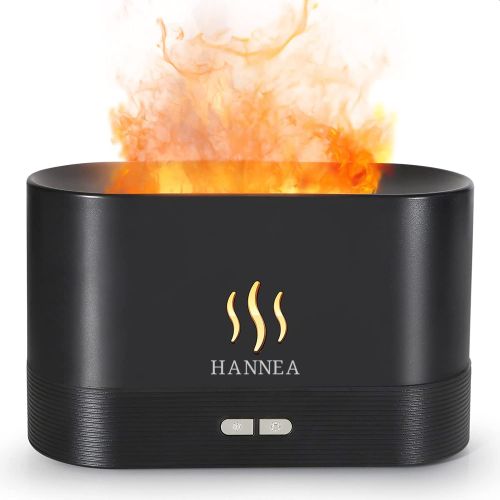 HANNEA Essential Oil Diffuser with Flame Light